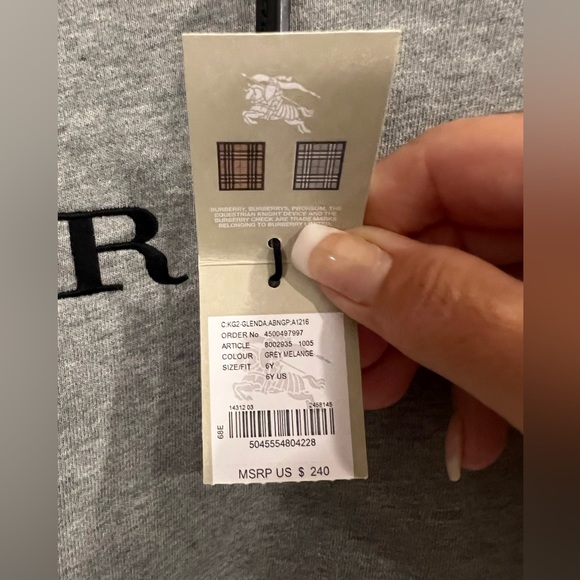 Burberry sweatshirt youth - Picture 3 of 4